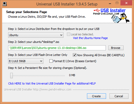 Universal USB Installer برنامج لعمل  usb قابل للإقلاع