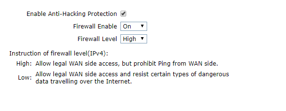 تفعيل جدار الحماية Firewall
