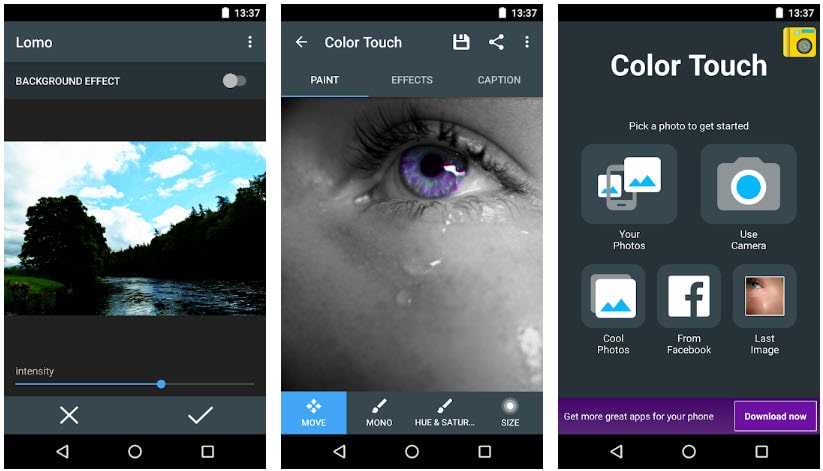 تطبيق تعديل و تحرير الصور Color Touch Effects تطبيقات تلوين الصور القديمة