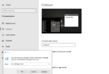 ms settings command line