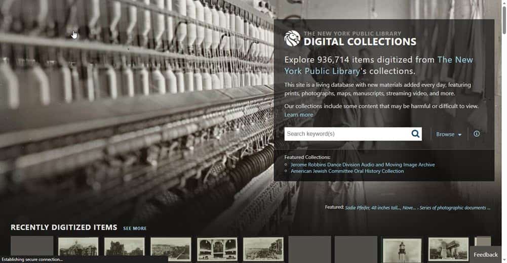 nypl digital collections