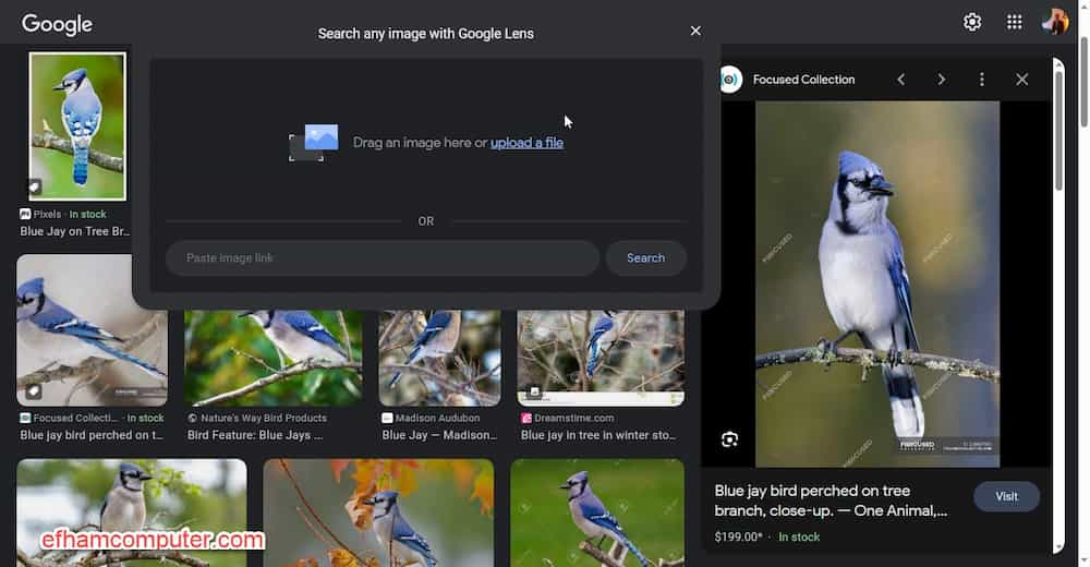 Search any image with Google Lens