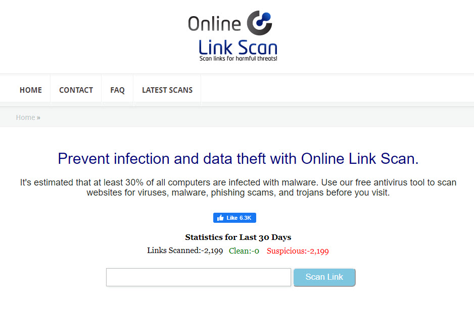 Online Link Scan فحص الروابط من الفيروسات أونلاين