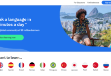 busuu take language courses to practice reading, writing, listening and speaking and learn a new language