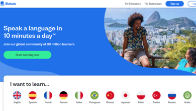 busuu take language courses to practice reading, writing, listening and speaking and learn a new language