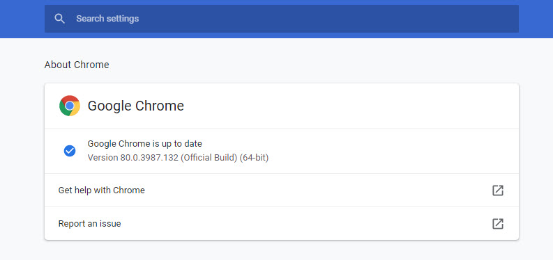 تحديث Google Chrome تفيد في تسريع جوجل كروم