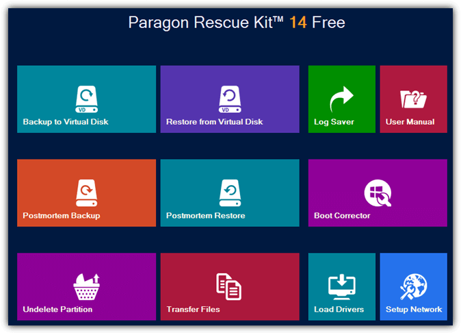 اقراص انقاذ Paragon Rescue Kit 14 المجانية