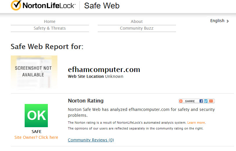 safe web norton
